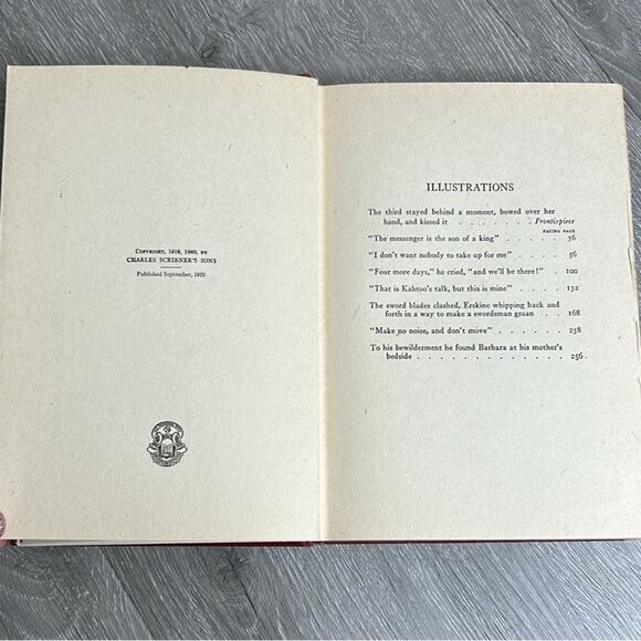 Antique Books- coffee table - red - 1920s- Erskine Dale Pioneer John Fox Jr - Picture 4 of 9